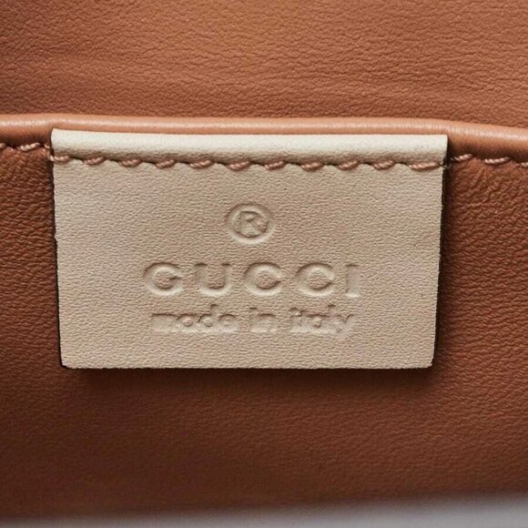 Gucci White/Black Snakeskin Ophidia Small Shoulder Bag - Picture 7 of 9